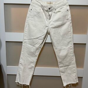 Levi's Women's Cream Ankle Jeans